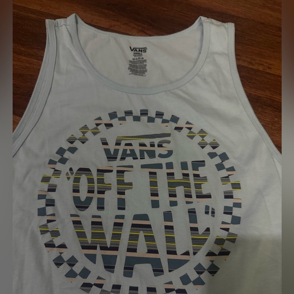 Vans Off The Wall White Tank Top - Picture 1 of 5